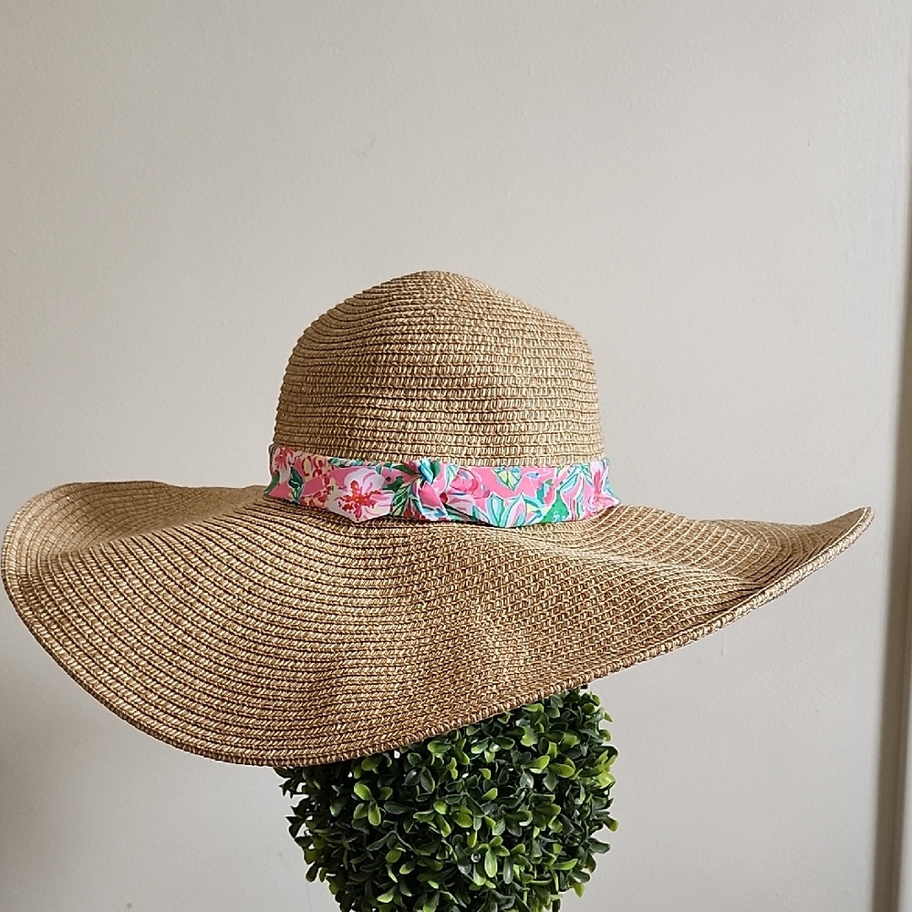 Lilly Pulitzer Straw Hat 'Journey To The Jungle' Beach Hat